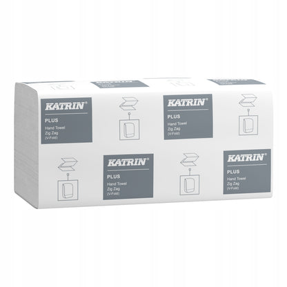 Katrin PLUS 402161 ręcznik papierowy ZZ biały celuloza 4000 list.